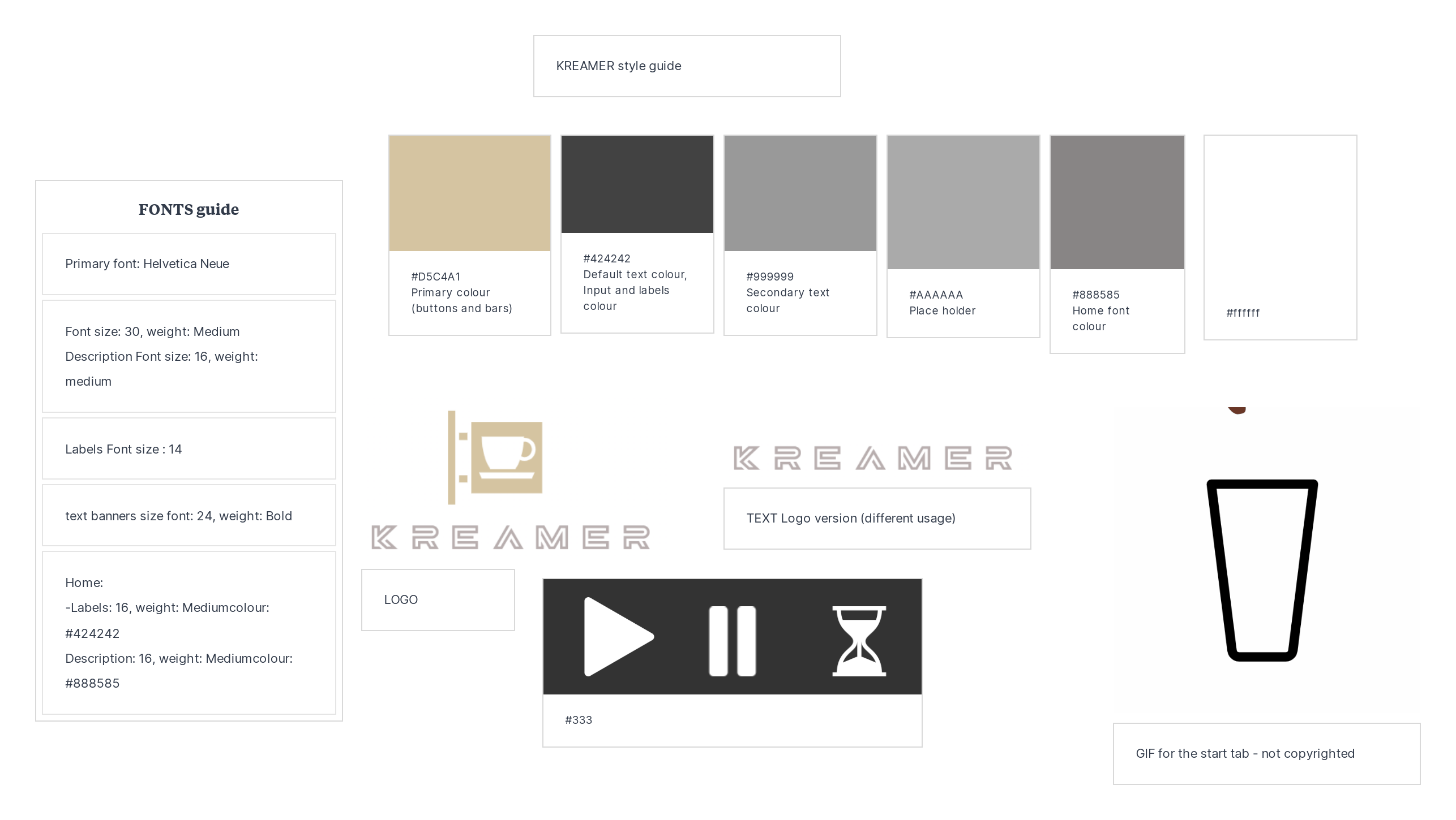 kreamer Style Guide